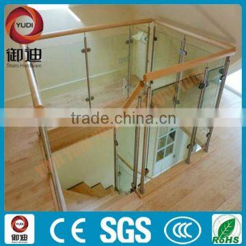 stainless steel glass railing hardware for staircase