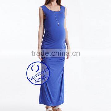 Custom Summer Sleeveless Fashion Maternity Women Dress photo-5