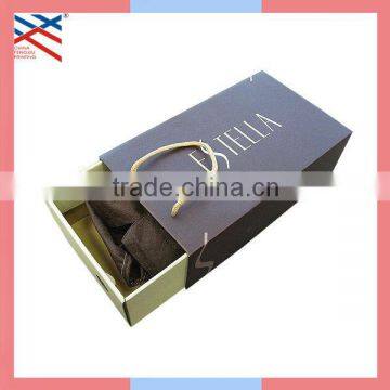 Sliding Paperboard Sneaker Shoe Box