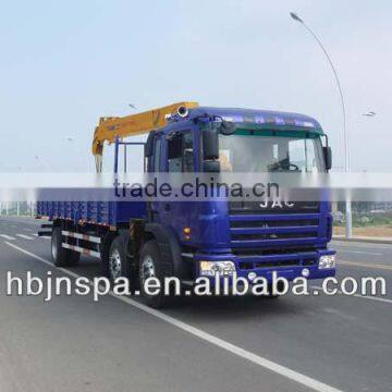 competitive price 6*2 JAC truck mounted crane for sale