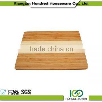 Professional organic bamboo cutting board ,two tone cutting board