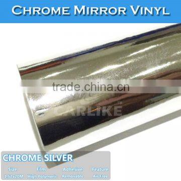 CARLIKE 1.52x30m Air Bubble Free Vinyl Chrome Car Sticker Logo Design