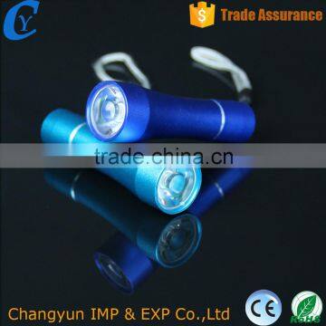 Powerful Aluminium Alloy LED Flashlight Electronic Torch Bulbs with Lens