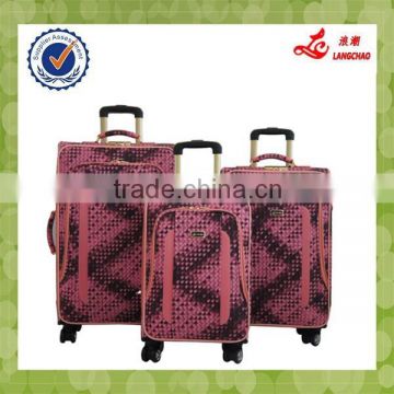 Girls Canton Fair Spinner Sweet Color Luggage Discounted Suitcases Set