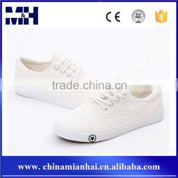 Light weight factory wholesale custom screen printed canvas shoes