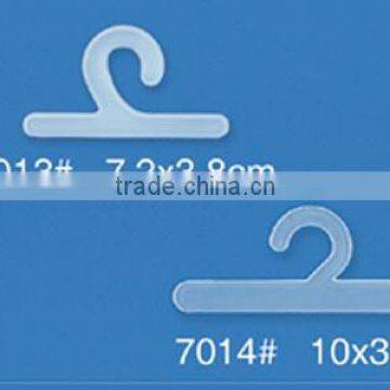 Plastic hook for display bag hanging