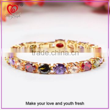 wholesale hot custom fashion zinc alloy bracelet rose gold plating zinc alloy bracelet