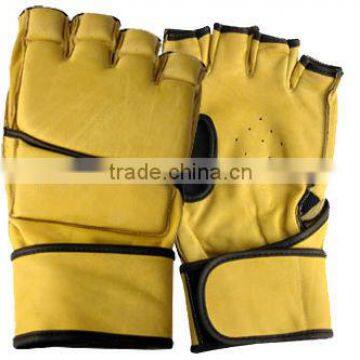 Leather Grappling Gloves JEI-3522 G