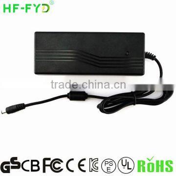 China manufacturer direct sale ac dc adapter 24V 5A with UL GS CE FCC KC SAA CB ROHS PSE C-TICK Certifications