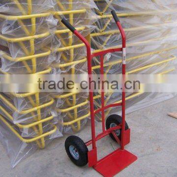 Industrial carrying Hand dolly With Pneumatic Tyre red cart HT1830