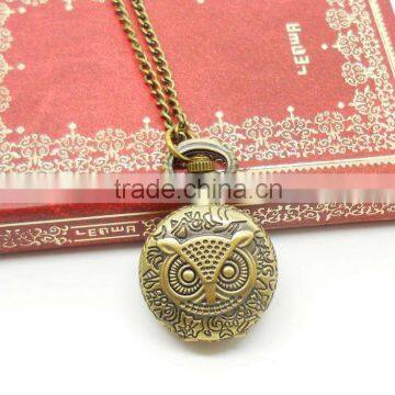 Small Size Night Owl Watch Necklace,necklace Watch/pendant Watch Necklace