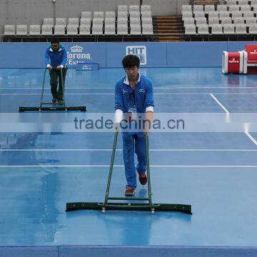 Iron floor cleaning wiper floor squeegee