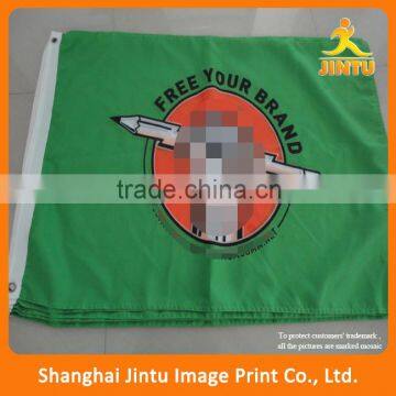 Cheap sublimation CMYK printing custom fabric flag wholesale