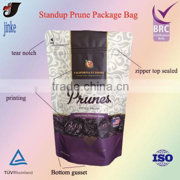 Stand Up Prune Packaging Bag