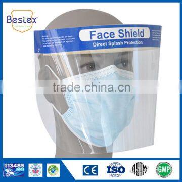 CE Certificated Double Anti-Fog Anti-Static Disposable Face Shield