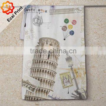 Nice Good Color Fastness Heat Transfer Printed Printing Bathtowel photo-3