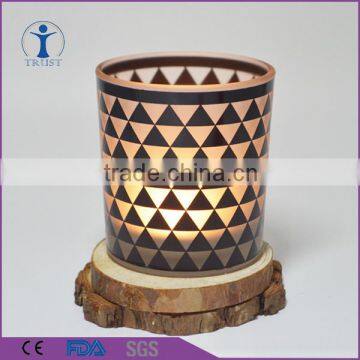 2016 most popular Geometric patterns glass candle holder