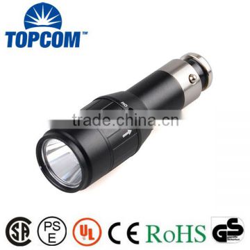 Custom Cigarette Lighter Rechargeable 12 Volt Super Bright Q5 LED Car Flashlight                        
                                                Quality Choice