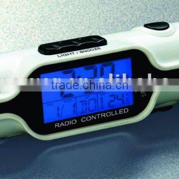 Traveling World Time Alarm Clock with LED Torch