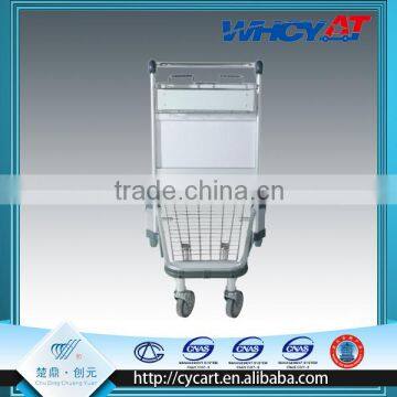 Double Stainless Steel Chassis Luggage Trolley photo-3