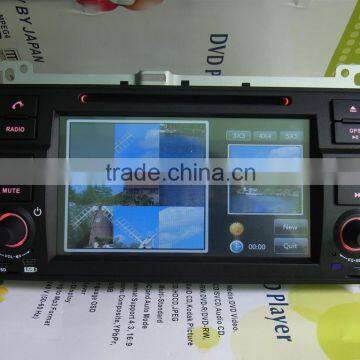 Car Radio for BMW E46 (1998-2006) with GPS MTK3360 dual-zone 3G BT VMCD playing DJ7062