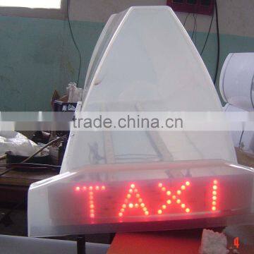 2 Covers Taxi Top Light Box