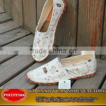 Attractive price jute rubber shoes factory espadrilles wholesale