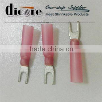 Duraseal Heat shrinkage crimp plated fork type terminal