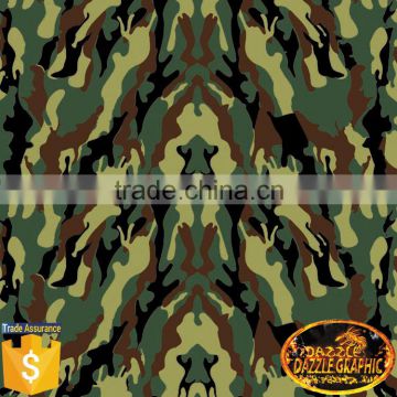 Sales Promotion Dazzle Graphic Aqua Print No.DGDAC023 Army Camo Water Transfer Printing Hydrpgraphics Film