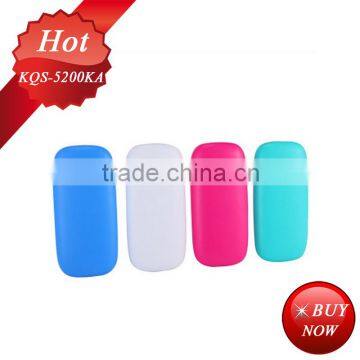 colorful OEM logo power bank 5200 (2016 new simple design )