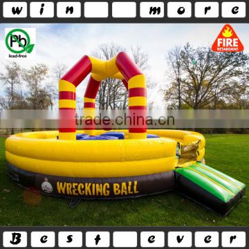 hot sale inflatable wrecking ball,inflatable sports game for adults n children