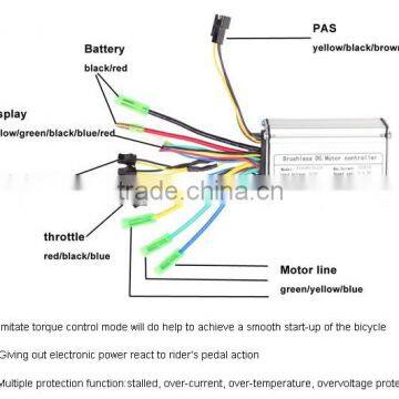 electric bike motor controller 36v