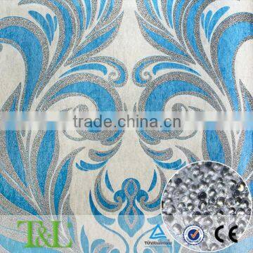 2015 european design glass bead wallpaper sale