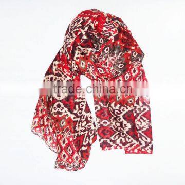 100% Polyester Fimo Pattern Fashion Scarf for Lady photo-4