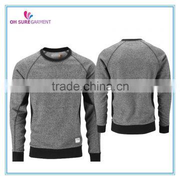 100% cotton frech terry mens custom sweatshirt