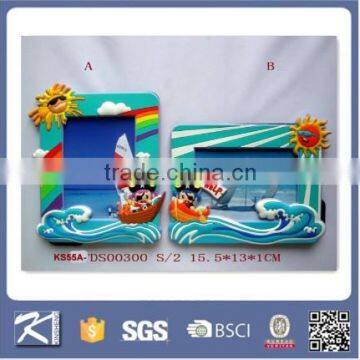 nice magnet OEM design 3d rubber photo frame for picture