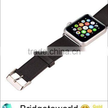 Hot Sell Leather stouch watch band for apple