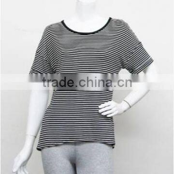 OEM 2016 latest model loose designs for women 95 rayon 5 spandex tops