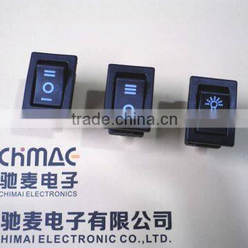 KCD1 Series 6a 250v 3 Position Rocker Switch Small On/off Switches