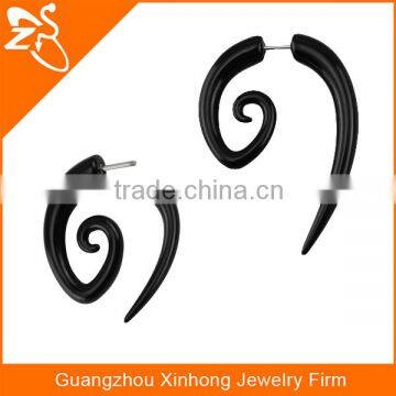 Hot Sale! Special Spiral Pattern Custom Fake Ear Plugs photo-6