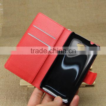 Litchi Pattern Soft Wallet Stand Leather Case For HTC Desire 601