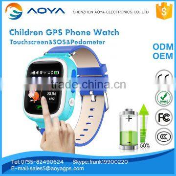Anti lost SOS gps kids watch Tracker two way communication