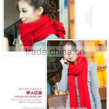 Hot!Women Autumn Winter Knitting Wool Scarf Solid Warm Lady Shawls 17colors photo-3