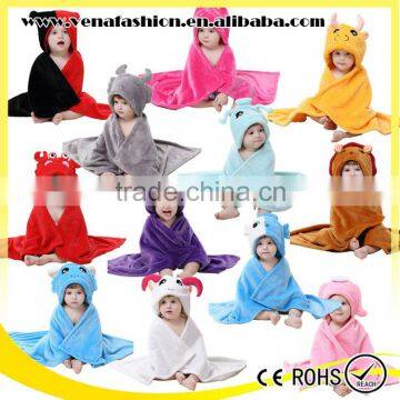 Blanket Baby Robe Hooded Animal Baby Bathrobe photo-6
