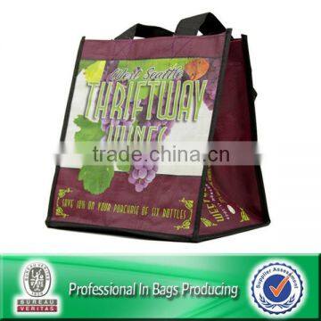 Lead Free Non Woven Custom 6 Bottle Back Liquor Bag