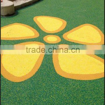 Plastic high elasticity comfortable natural looking silicon pu tennis court material for wholesales