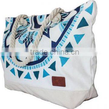 2016 Stock Handled Style Fashion Cheap Beach Tote Bag
