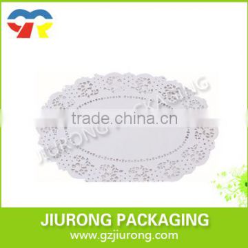 disposable white round paper doilies