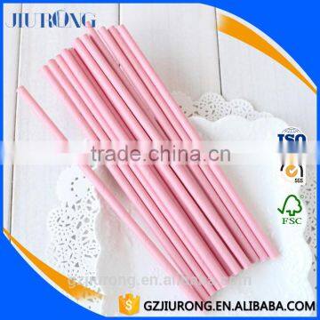 Customized plain color paper straws