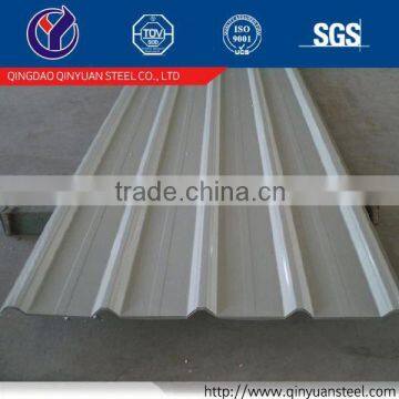 prepainted galvanized color coated corrugated steel roofing sheet in various colors